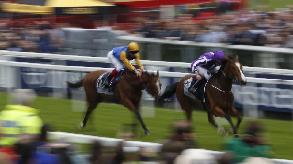 Epsom race finsih